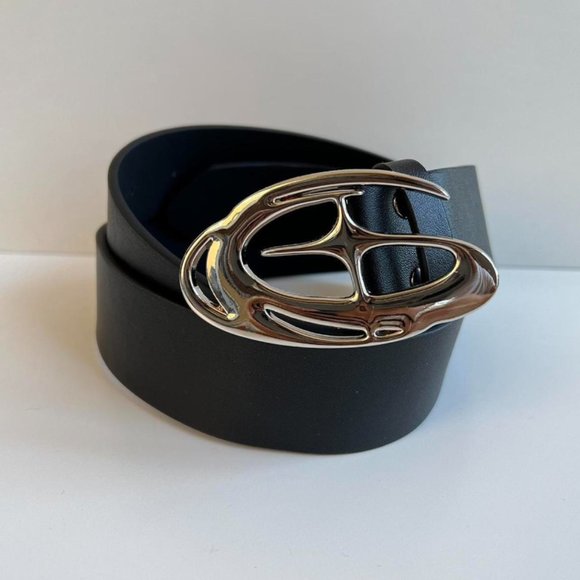 Y2K 2000s chrome star futuristic cross emblem black and silver grunge em… - Picture 7 of 8